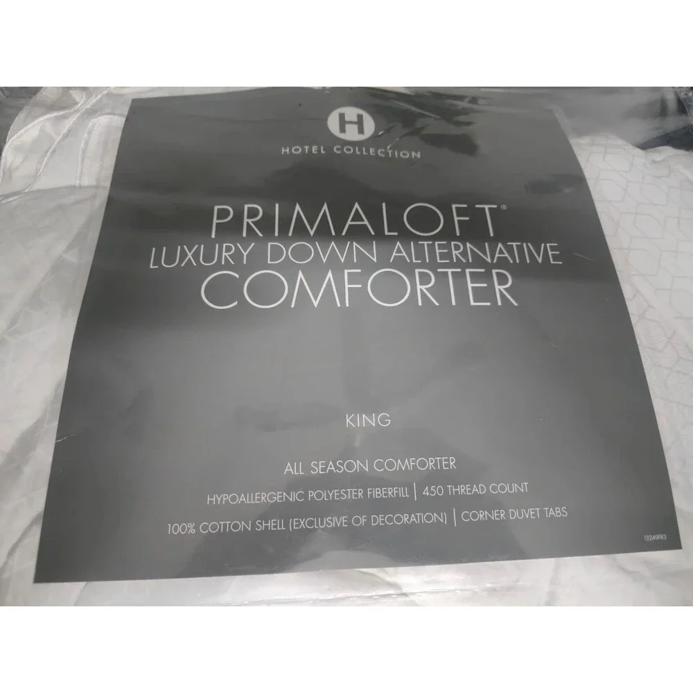Hotel Collection PrimaLoft Hi-Loft Down Alternative Comforter – King Size